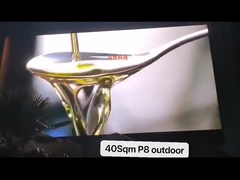 ضد آب IP65 P4/P5/P8/P10 دیوارهای ویدئویی LED در فضای باز 320*160 میلی متر صفحه نمایش LED قابل تنظیم