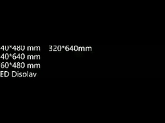 چهار اندازه مختلف کابینت های آلومینیومی برای ماژول های صفحه نمایش LED