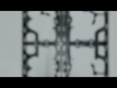 کابینت آلومینیومی نقره ای 500*500*76.5 میلی متری هم در داخل و هم در خارج