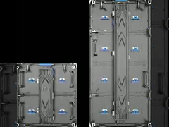 500mm*500mm و 500mm*1000mm لباس کابینت برای ماژول های صفحه نمایش LED 250mm*250mm