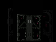 500mm*500mm لباس کابینت آلومینیومی برای ماژول صفحه نمایش LED 250mm*250mm