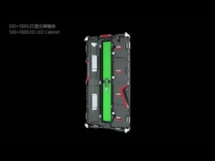 ساختار کابینت اجاره ای LED 500*1000MM