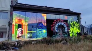 قاب صفحه نمایش شفاف LED