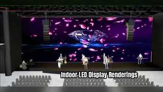 رندرهای صفحه نمایش LED داخلی