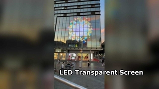صفحه نمایش شفاف LED نیمه باز