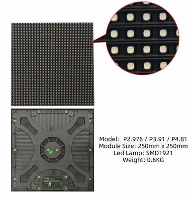 IP65 RGB LED Panel Stage Backdrop ضد آب P2.976 P3.91 P4.81