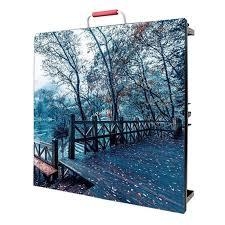 500 × 500 میلی متر نمایش LED اجاره ای دیوار ویدئویی 3840 هرتز زاویه دید عریض