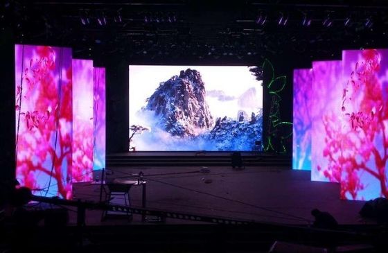 65536 نقطه / مربع LED صحنه پس زمینه صفحه نمایش آویزان SMD صفحه نمایش RGB 3IN1