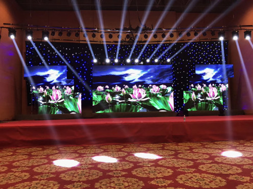 نمایشگر LED اجاره ای 3.91 میلی متری برای رویدادهای فضای باز داخلی