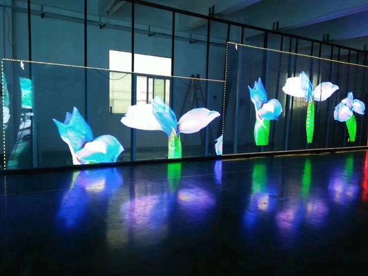 صفحه نمایش LED شیشه‌ای شفاف با شفافیت بالا، زاویه دید وسیع و مصرف انرژی کم برای استفاده داخلی و خارجی