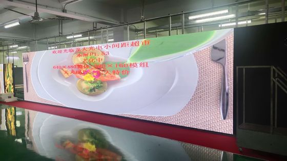 صفحه نمایش LED با پیکسل کوچک و روشنایی بالا 1.25 میلی‌متری حداکثر 800 وات بر متر مربع برای نمایشگر داخلی