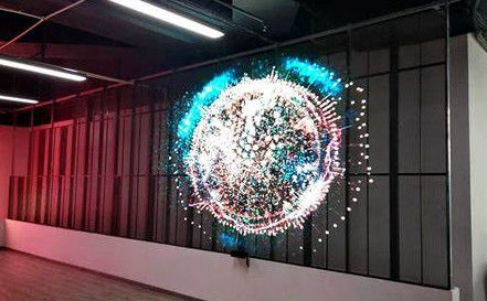 صفحه نمایش LED شیشه‌ای شفاف 75% با نگهداری آسان و عمر طولانی