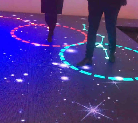 کنترل DMX ، دوام LED صفحه نمایش کاشی کف داخلی / خارجی مواد آلومینیوم آلیاژ درجه بالا