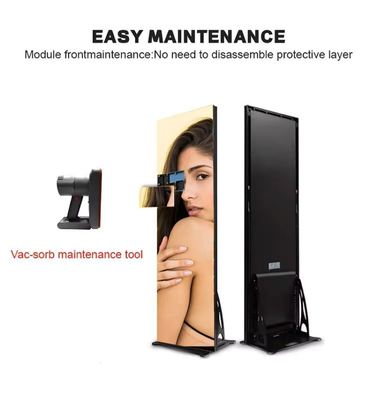 صرفه جویی در مصرف انرژی، اتصال بی سیم در داخل خانه P1.86 صفحه نمایش LED پوستر تبلیغاتی ویدئو پلیر 100،000 عمر
