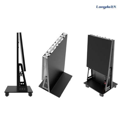 HD P1.86 پوستر LED تاشو صفحه نمایش تبلیغاتی ویدئو پلیر روشن کردن پوستر