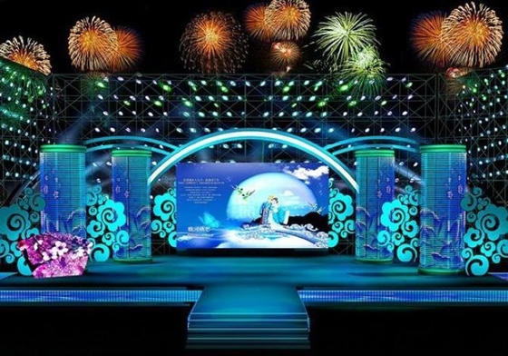 صفحه نمایش LED Full Color P3.91 اجاره فضای داخلی HD Stage