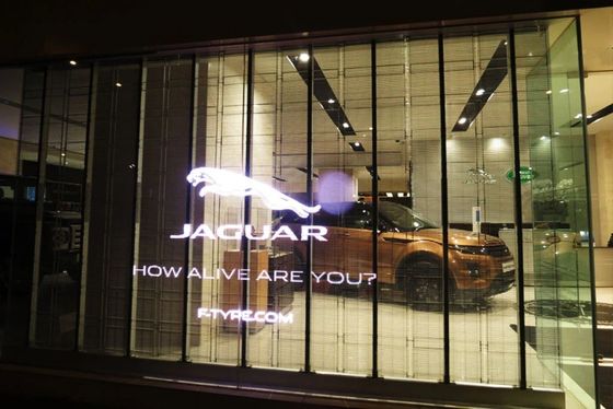 صفحه نمایش LED مشبک شفاف 3 متر * 2.5 متر برای پنجره پرده ای فروشگاه خرده فروشی