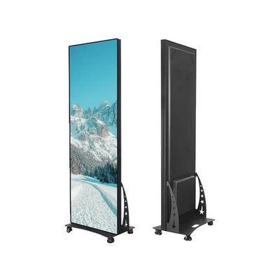 صفحه نمایش پوستر LED با نرخ تازه سازی 3840 هرتز، پخش کننده Novastar، نصب آسان برای فروشگاه