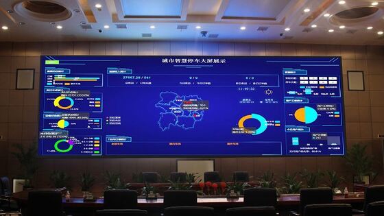 کابینت بسیار نازک 22.5mm ضخامت LED وزن سبک رزولوشن بالا برای اتاق جلسه