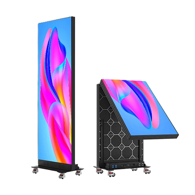 پوستر LED قابل تاشو، پوستر LED قابل پخش و نمایشگر پوستر LED قابل حرکت P1.86 GOB