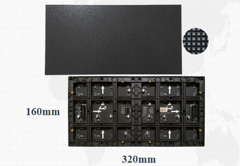 دیوار سیگنال دیجیتال 3840Hz P4 LED دیوار ویدیویی تبلیغات 320 * 160mm