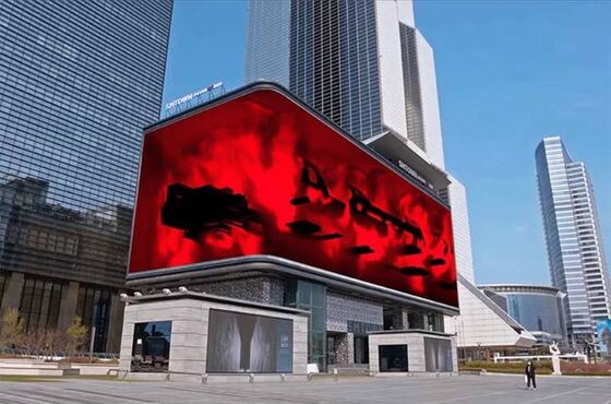 در فضای باز روشنایی بالا ضد آب نصب ثابت صفحه نمایش LED برای دیوار
