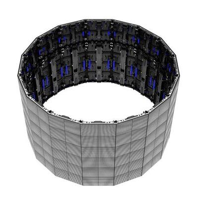 RoHs P4.81 900cd منحنی نمایشگر LED Die Casting کابینت آلومینیومی 13S