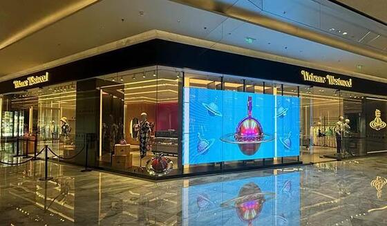 صفحه نمایشگر LED پنجره ای داخلی تمام رنگی P3.91 دیوار LED رنگارنگ کنسرت کف