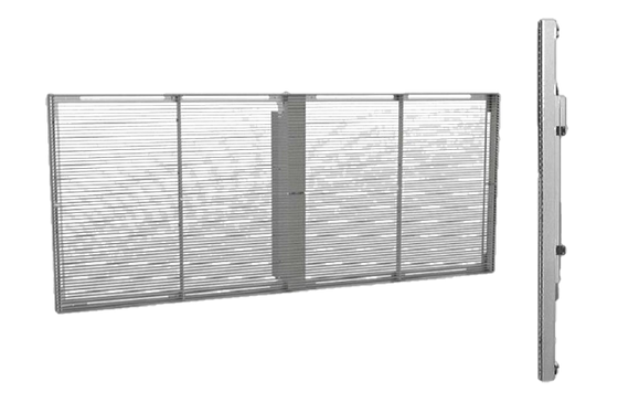 صفحه نمایش پنجره فروشگاهی با شفافیت بالا 5.6 ​​میلی متری 11 اسکن 63775 نقطه/ M2