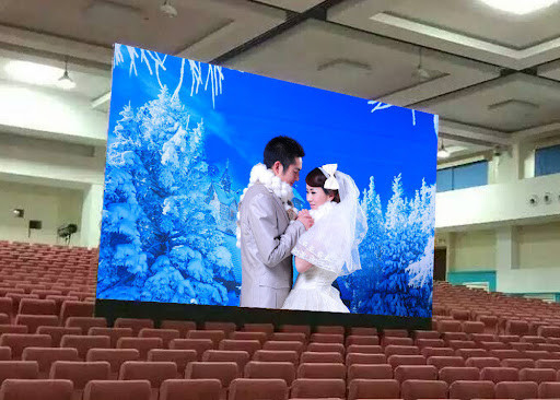 4500 سی دی AC90V استیج صفحه نمایش LED پس زمینه عروسی 80 متر فاصله مشاهده