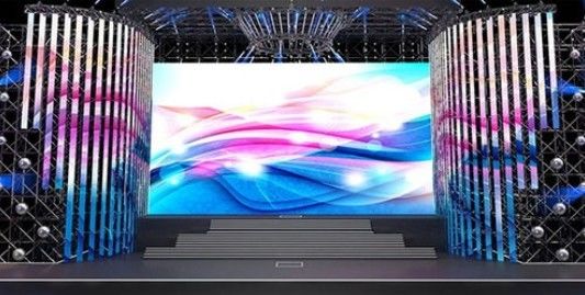 صفحه نمایش منحنی ال ای دی تبلیغات داخلی قابل حمل P3.91 اسکن 900cd 43