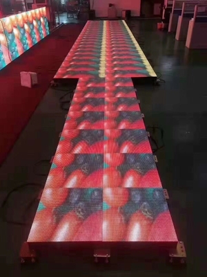 ODM Party Wedding Dance Floor led Screen Hire 2800Hz For Stage Tile