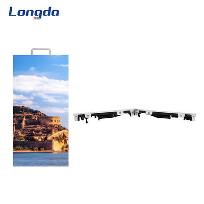 کابینت نمایش LED آلومینیومی دوامدار در داخل خانه اجاره P4.81 1000mmx500mm