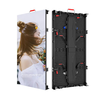 کابینت نمایش LED آلومینیومی دوامدار در داخل خانه اجاره P4.81 1000mmx500mm