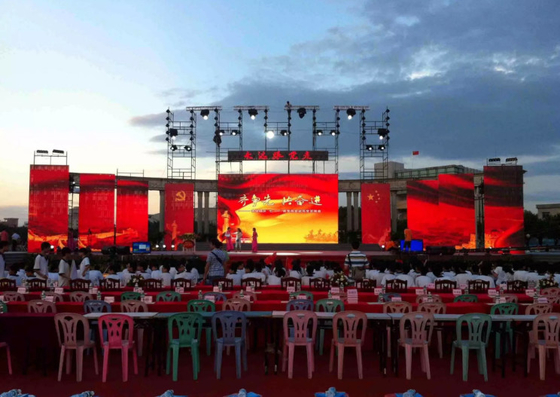 نمایشگر LED اجاره ای صفحه نمایش کنسرت تجاری SMD 2020 500x1000mm IP65