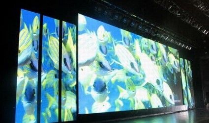 65536 نقطه / مربع LED صحنه پس زمینه صفحه نمایش آویزان SMD صفحه نمایش RGB 3IN1
