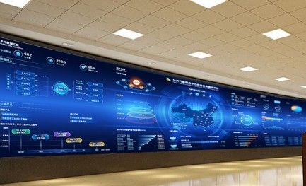 صفحه نمایش پوستر LED هوشمند P1.875 480 x 480 میلی متر 80 وات / M2 آلومینیوم ریخته گری مستقیم