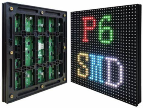 صفحه نمایش LED 32x32 نقطه تمام رنگی ضد آب در فضای باز P6 IP65 FCC
