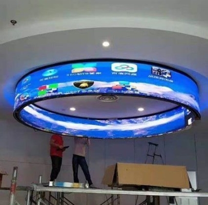 صفحه نمایش بک دراپ LED استیج IP43 انعطاف پذیر P2.5 صفحه نمایش LED داخلی AC90V