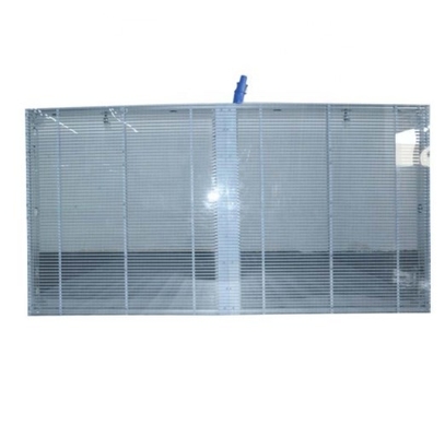 P3.91mm 1R1G1B صفحه نمایش LED شیشه ای شفاف HD LED مش دیوار تصویری ISO9001