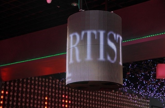 P4 RGB IP43 Flexible LED Module Full Color 700cd/M2 Anti Distortion