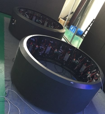 P4 RGB IP43 Flexible LED Module Full Color 700cd/M2 Anti Distortion