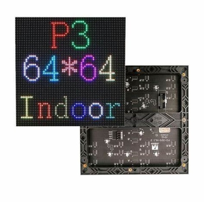 صفحه نمایش LED تمام رنگی داخلی P3 تبلیغاتی 192x192mm آلومینیوم ریخته گری دایکاست
