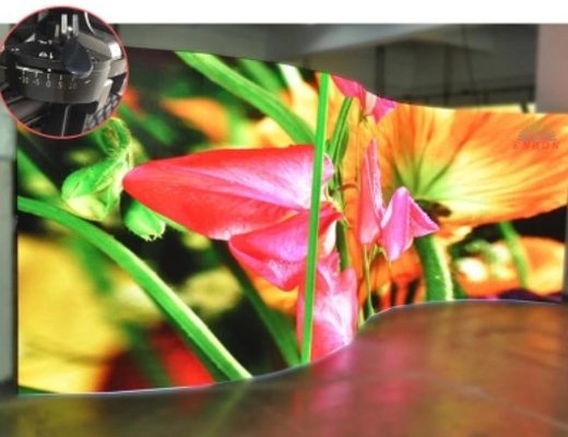 صفحه نمایش LED نرم داخلی HD P2.5 SMD ماژول انعطاف پذیر منحنی داخلی