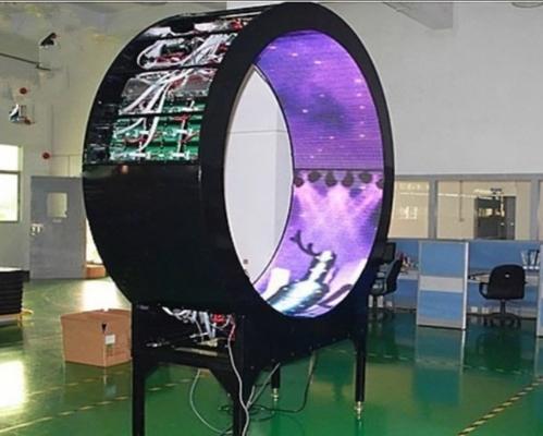 صفحه نمایش LED خمیده 240x120mm SMD1515 پنل ماژول انعطاف پذیر LED داخلی P2