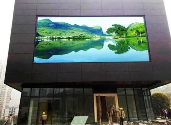 دیوارهای ویدئویی LED سفارشی فضای باز، نمایشگرهای LED، کابینت‌های آلومینیومی دایکاست