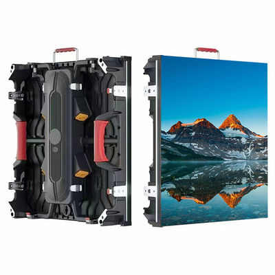 کابینت آلومینیومی دایکستینگ P3.91 اجاره صفحه نمایش LED ولتاژ برق 5 ولت