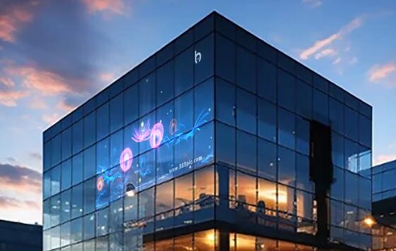 سازنده چینی صفحه نمایش های شفاف LED، که حس قوی تکنولوژی را در خود دارد.