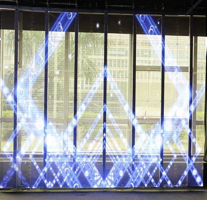 صفحه نمایش ال ای دی شفاف شیشه ای P7.8 با روشنایی بالا 281 تریلیون آی سی 2038